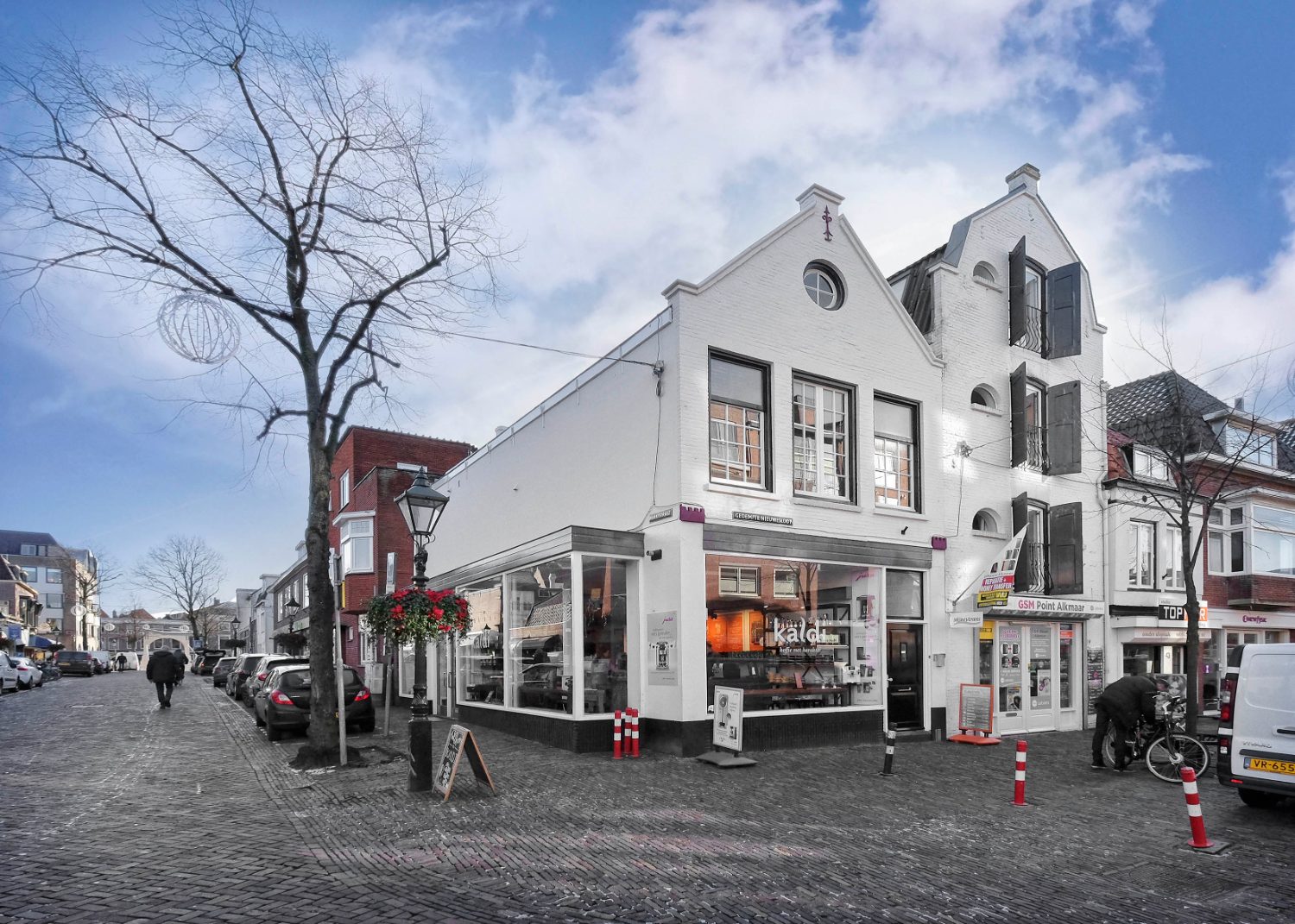 Historische gevels in het centrum van Alkmaar